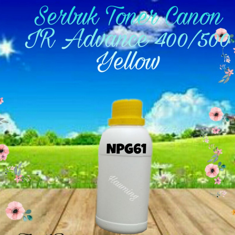 Serbuk Toner Canon NPG61 IR Advance ADV 400 500 IR400 IR500 NPG-61 GPR48 CEXV43 Yellow 1x Isi