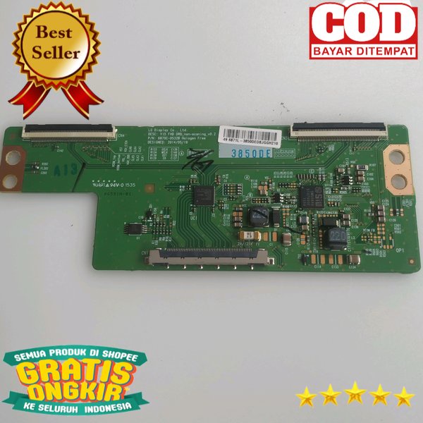 T con - Tcon - Ticon board logic tv led LG 49 LF - 49LF - 43LF 590 T - 6870C 0532B  original