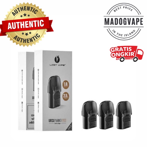 Cartridge Ursa Nano Pod by Lost Vape 100% Authentic | Ursa Nano Cartridge Original