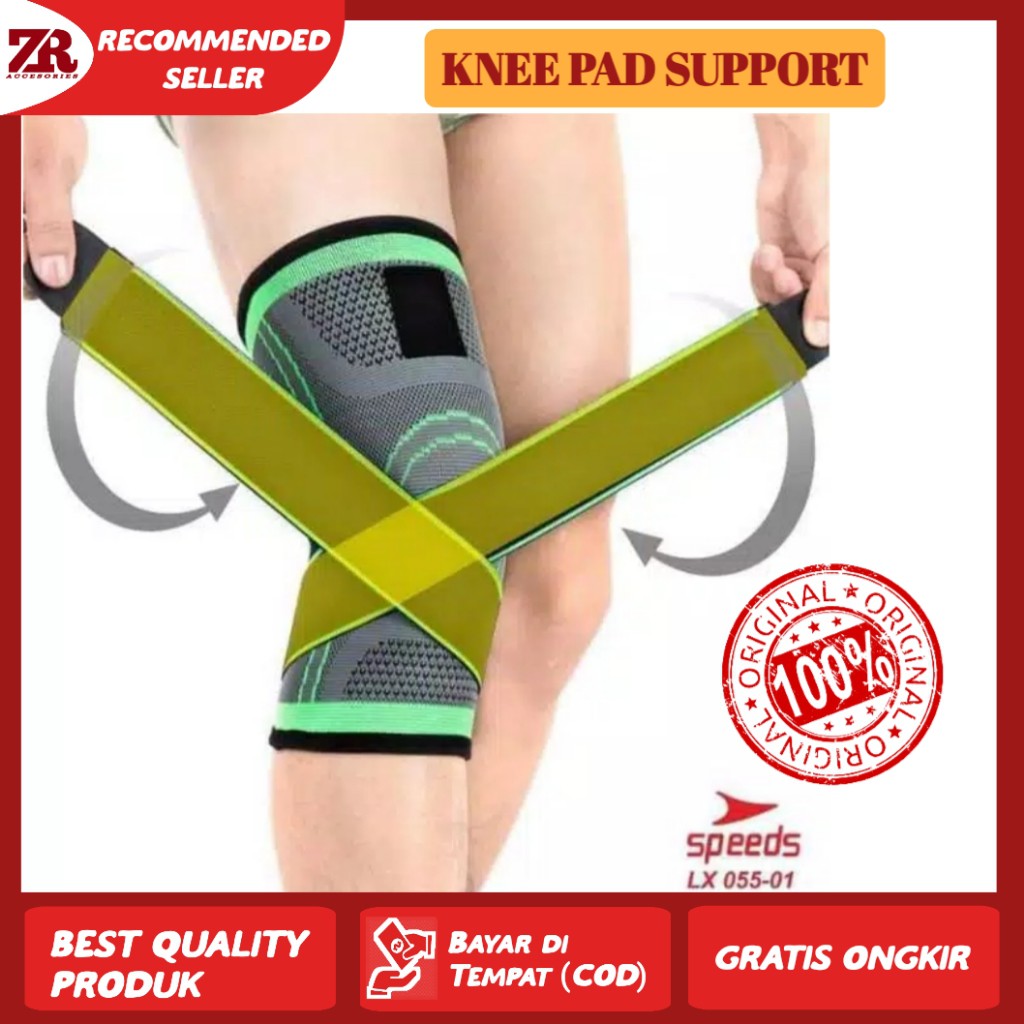 Deker Lutut Futsal Knee Pad Support Compression Fitness Pelindung Lutut Knee Pad