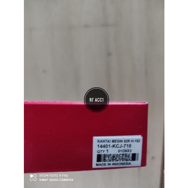 Rantai keteng kamprat only tiger 102 L KCJ-2