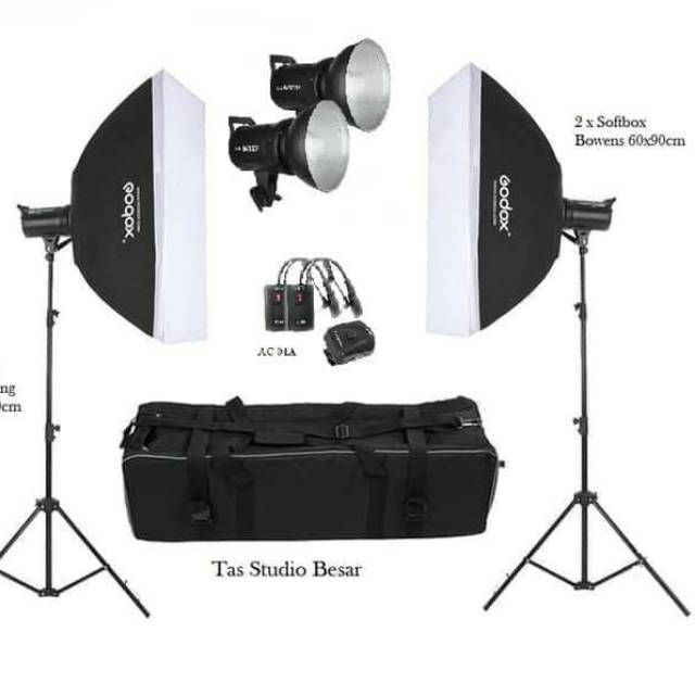 Paket lampu studio GODOX SK-400II SK400II