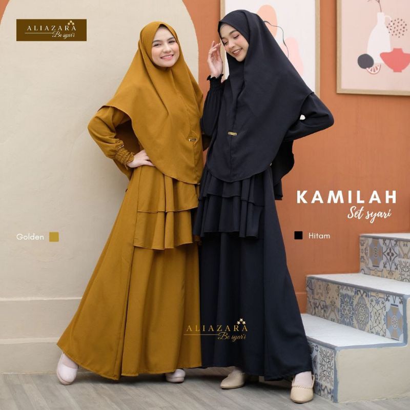 GAMIS WANITA GAMIS MURAH GAMIS BRANDED KAMILAH SET SYAR'I GAMIS