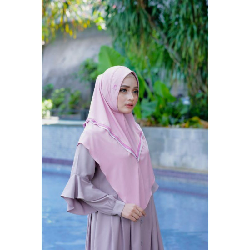 Nania by LinaLivia | Hijab Instan | Jilbab Instan | Jilbab Terlaris  |Jilbab Rebutan-Baby pink