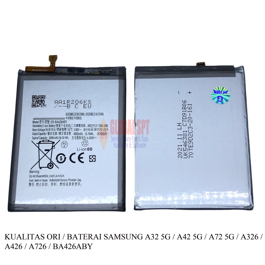 KUALITAS ORI / VERSI 5G / BATERAI SAMSUNG A32 5G / BATRE / BATERE A42 5G / A72 5G / A326 / A426 / A726 / BA426ABY