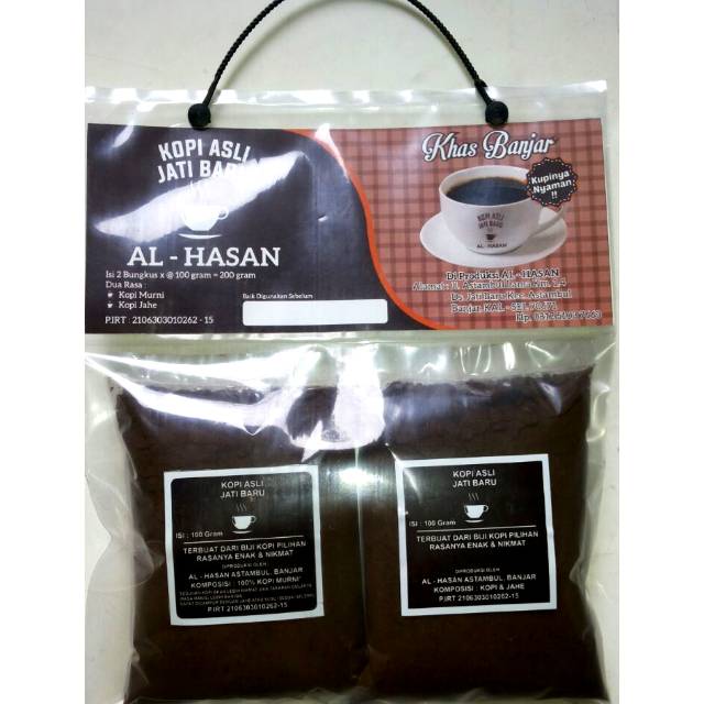 

Kopi hitam bubuk khas banjar asli