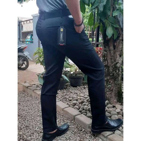 Celana Formal Pria Kerja Slimfit Standar Kantor Bahan Kain wol Size 27-38