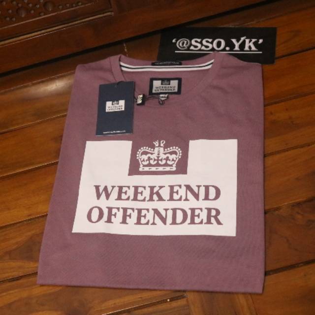 Weekend Offender Prison T-shirt Pink Original