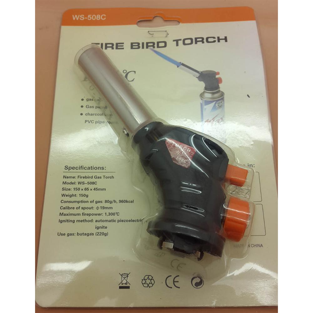 FIRE BIRD TORCH WS-508C /KEPALA KOREK GAS NYALA API LAS BARA SUPER JET