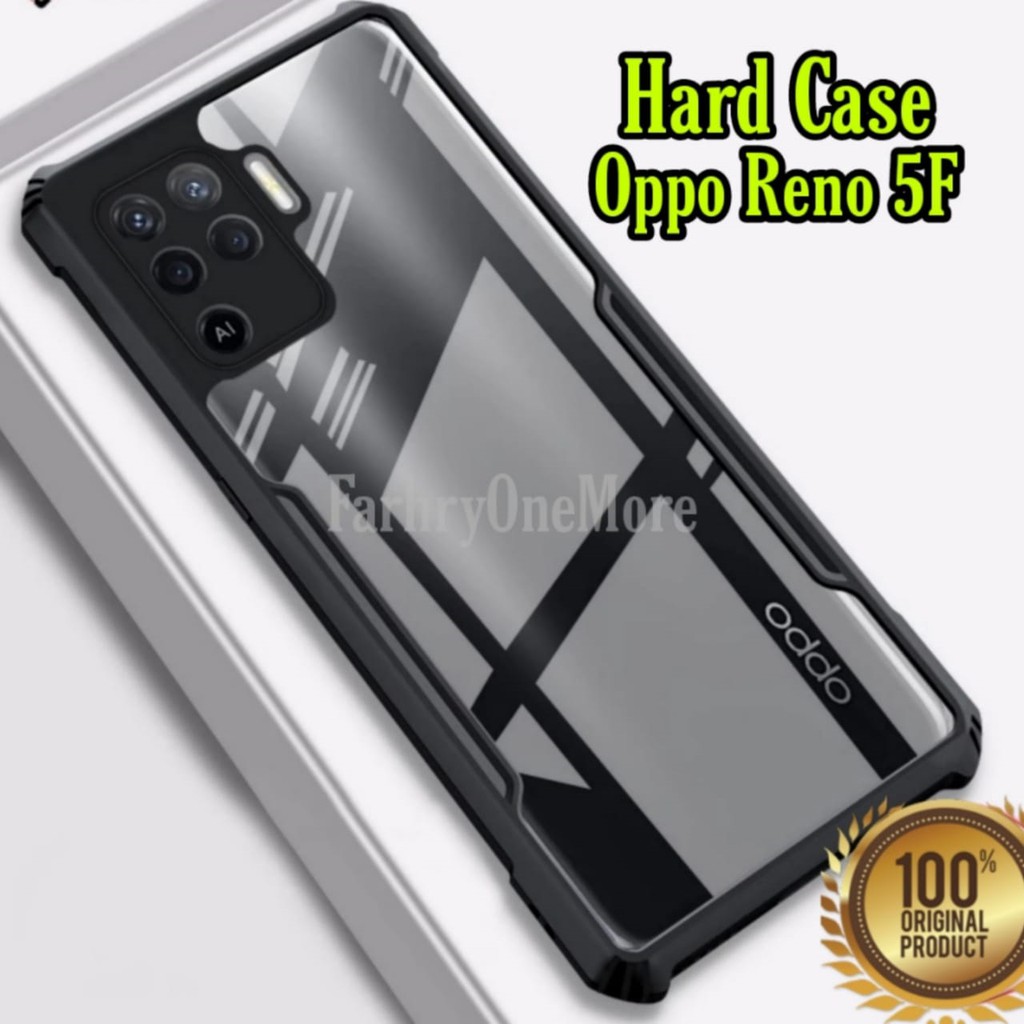 PROMO Case Oppo Reno 5F Terbaru Hard Case Shocproof Armor Transparan Handphone