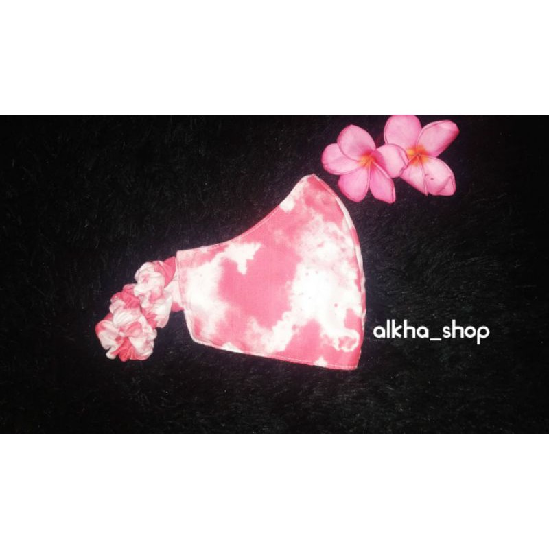 Jual Masker Tie Dye Hijab Kerut Satuan Indonesia Shopee Indonesia