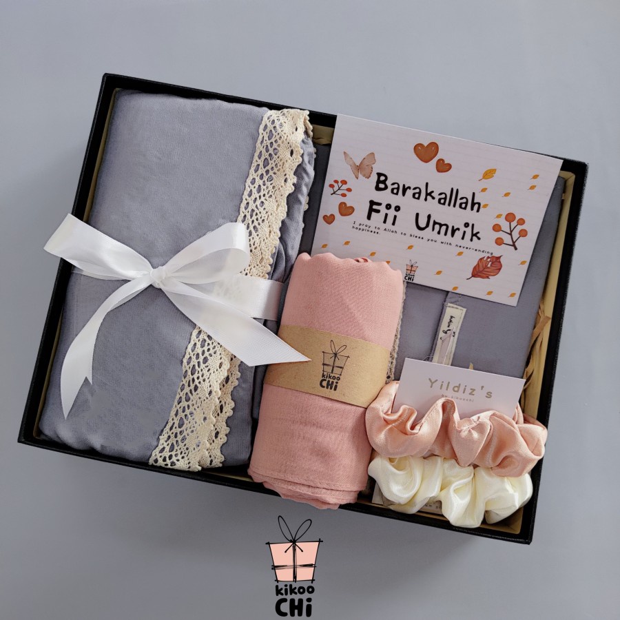 

Kikoochi Aysun - Hadiah Kado Ulang Tahun Mukena Hampers Istri Wanita
