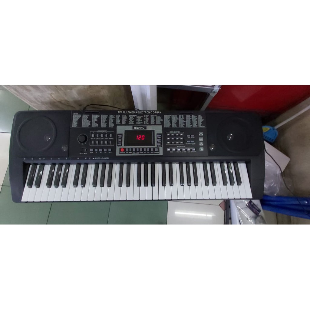 Keyboard piano techno t9690 bluetooth orgen tekno 9690 organ tecno
