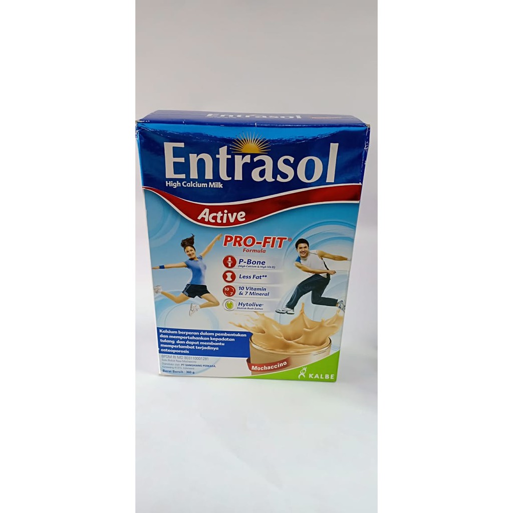 

SUSU ENTRASOL ACTIVE MOCHACCINO 360G SUSU TERMURAAH PROMO - HTA SUSU / PAMPERS / DIAPERS )