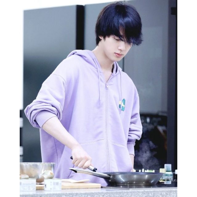 JACKET ZIPPER SWEATER JIN BTS IN THE SOOP S2