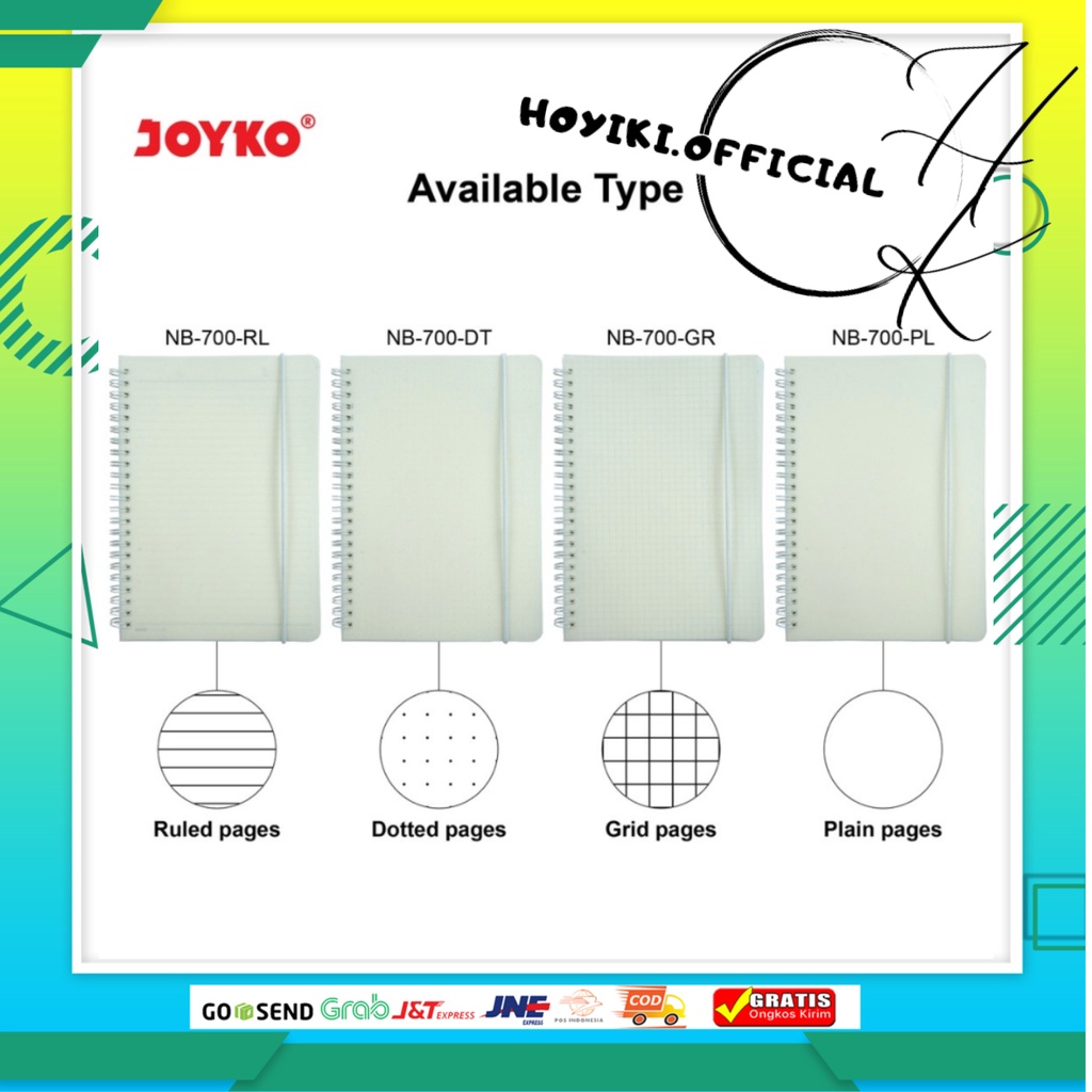 

Joyko Notebook Diary Agenda Buku Catatan NB-700 Buku Garis