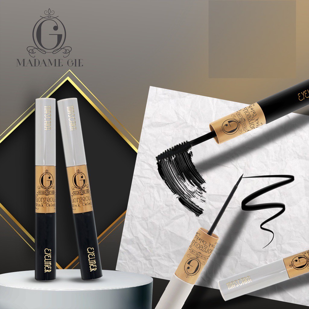 Fashion Fair - Madame Gie Gorgeus Wink Celebs Mascara Eyeliner 2 in 1 - MakeUp Waterproof