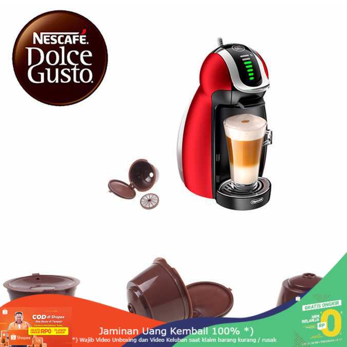 (BISA COD) RVOSTR Refillable Capsule for Nescafe Dolce Gusto 3 PCS - HL23