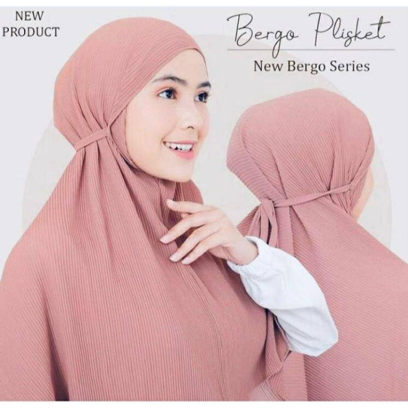 Bergo plisket Maryam tali lidi