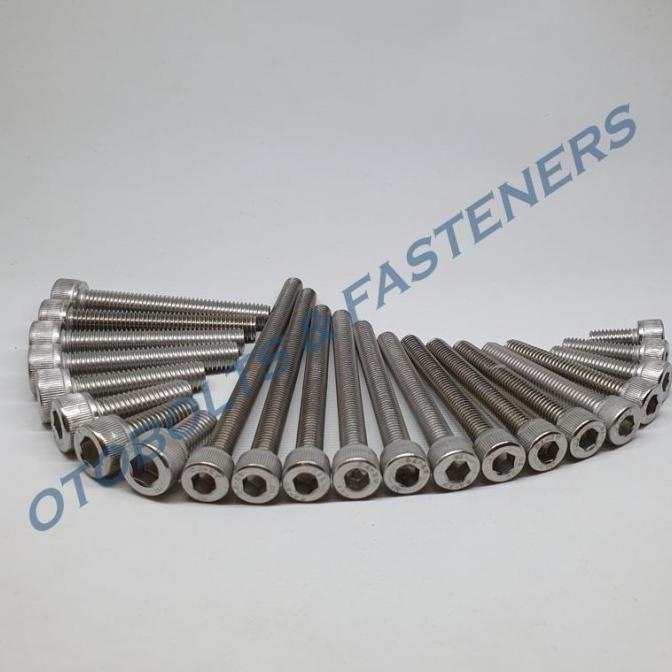 SUS304 Baut L M6 x 75 Stainless Steel / Baut Socket / Baut Stainless otobol75 Ayo Beli