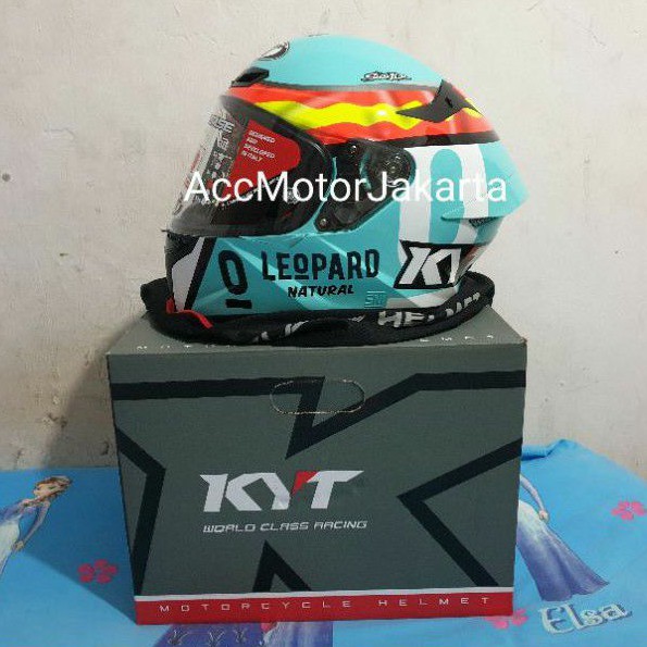 KYT TT Course Replica Jaume Masia Leopard 2020 | Limited Edition SNI | Original KYT 100%