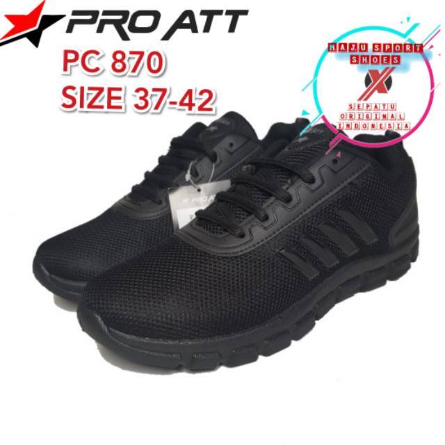 SEPATU OLAHRAGA ORIGINAL PRO ATT PC &amp; PCP 870 871 RUNING BADMINTON GYM SEKOLAH SNEAKERS COWOK CEWEK / SEPATU SEKOLAH HITAM POLOS