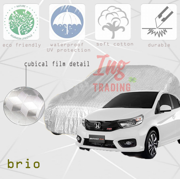 Cover Sarung Mobil BRIO Waterproof 3 Layer Protection