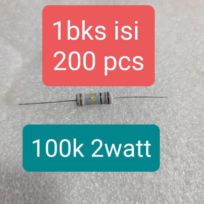 Resistor 1Watt 1W 100K 100Kilo Ohm