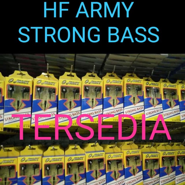 HEADSET Hf Army Strong bass FOR ALL TYPE JACK 3.5