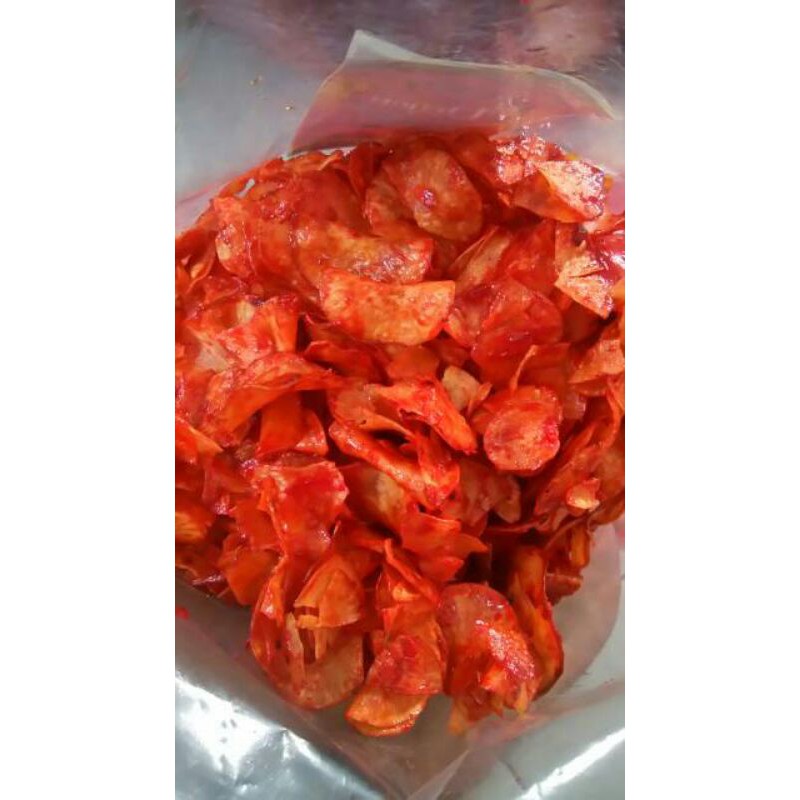 

kripik singkong sambal balado promo kemasan 200 gram