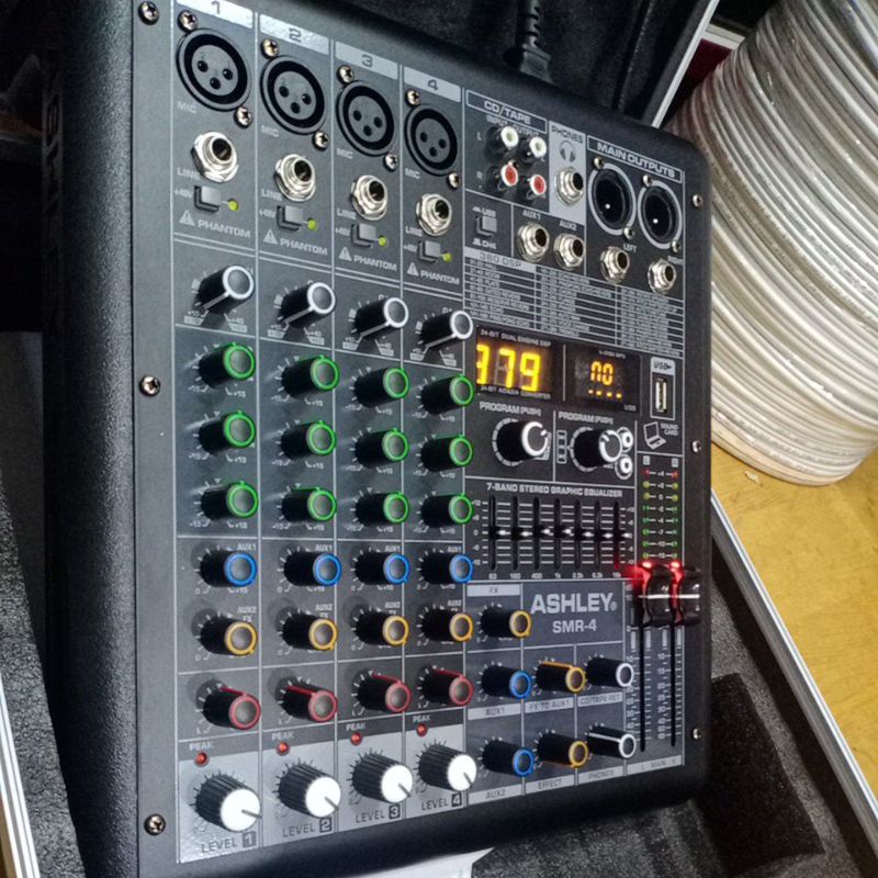 Mixer Audio ASHLEY SMR4  SMR 4  SMR-4 4ChannelORIGINAL BEST SELLER FREE KOPER