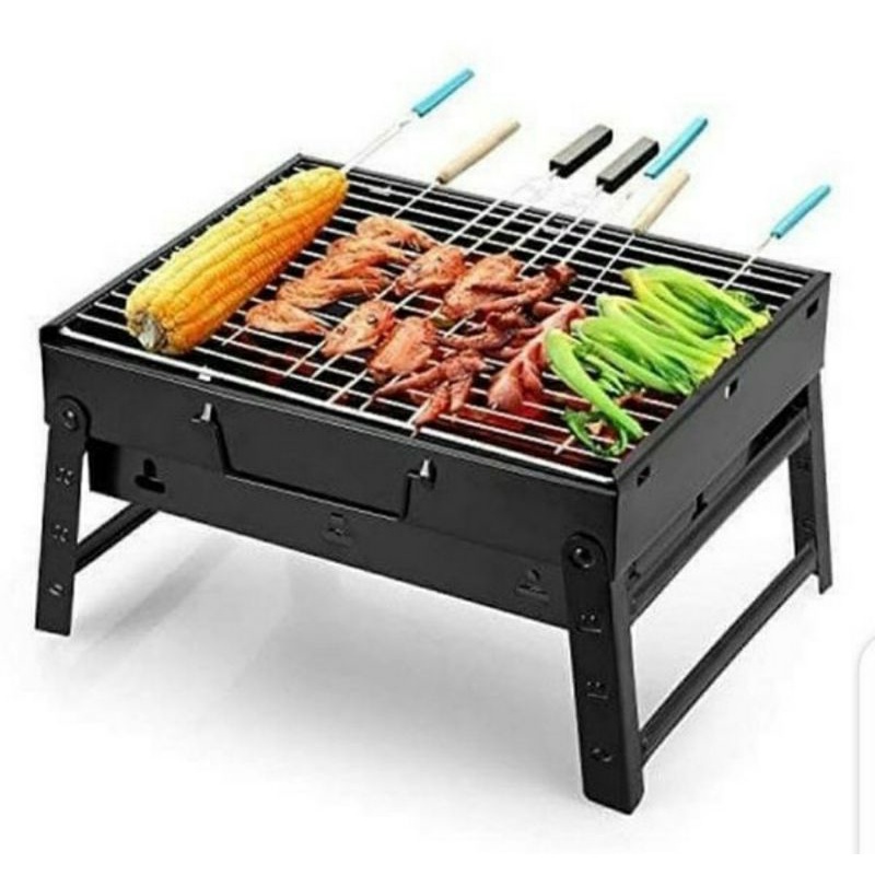 Panggangan Portable Multi Square Grill Panggangan Sate Kotak