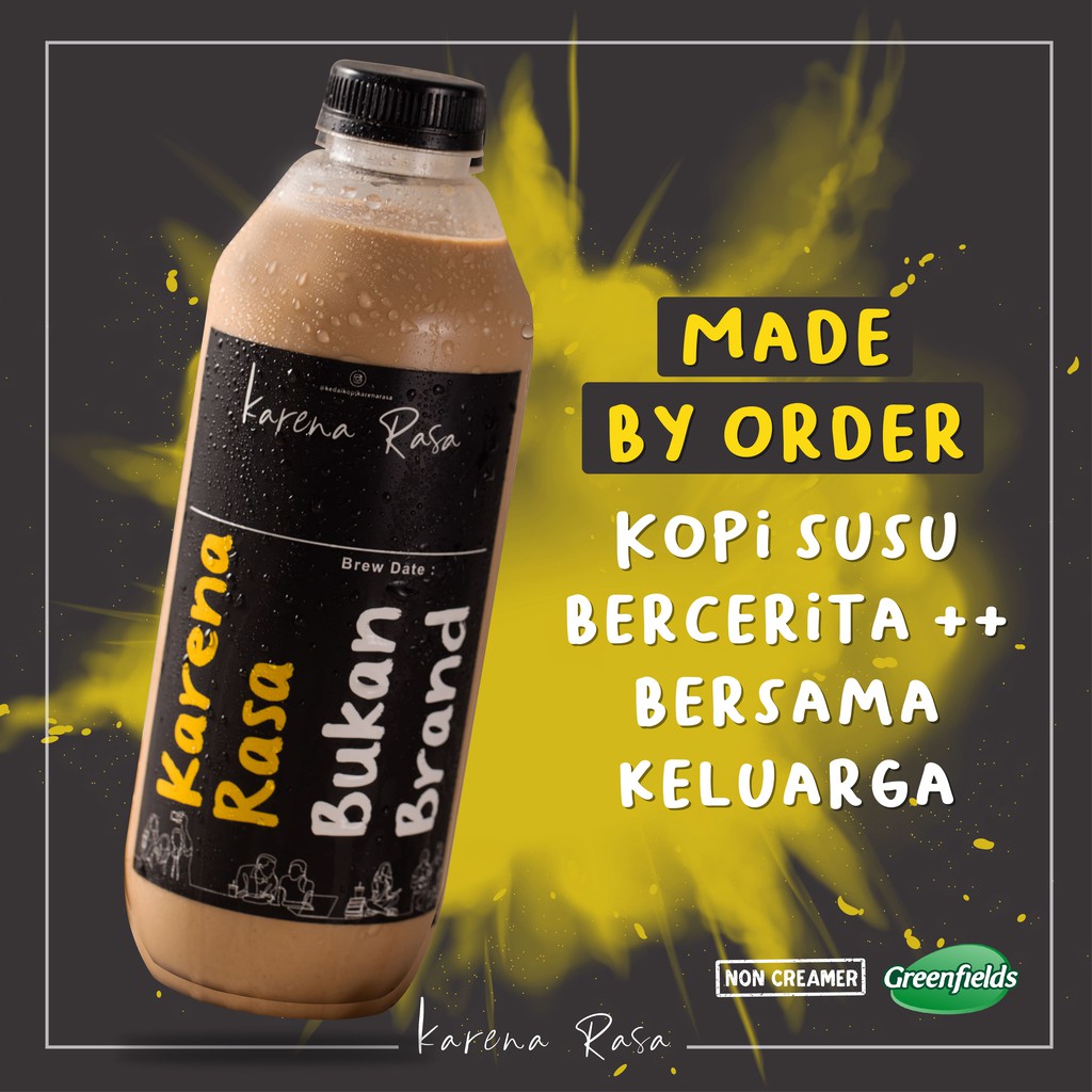 

Kopi Susu Gula Aren ++ 1 Liter | Kopi Susu Literan | Kopi Susu Seliter | Kopi Susu Botolan Bercerita