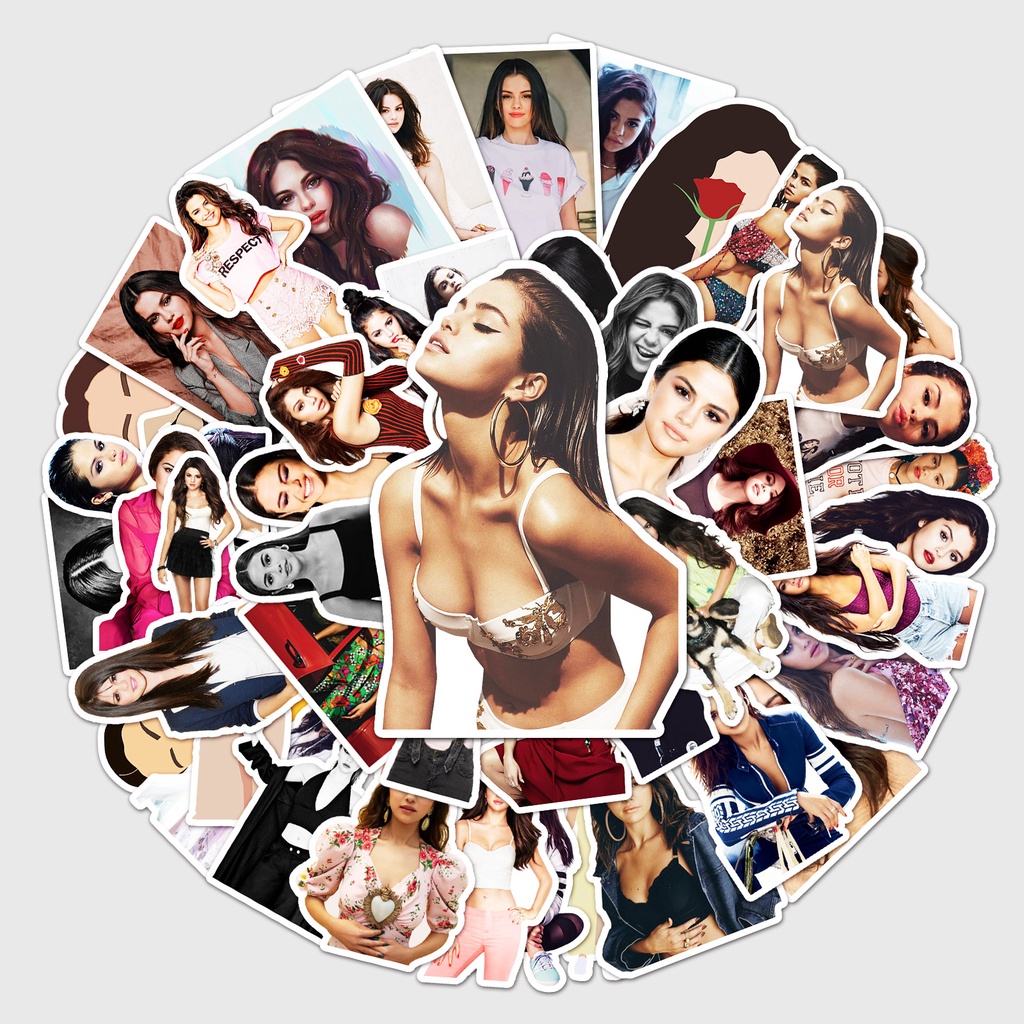 Zhang Selena Gomez grafiti stiker pribadi bintang DIY skateboard sticker bagasi PVC stiker