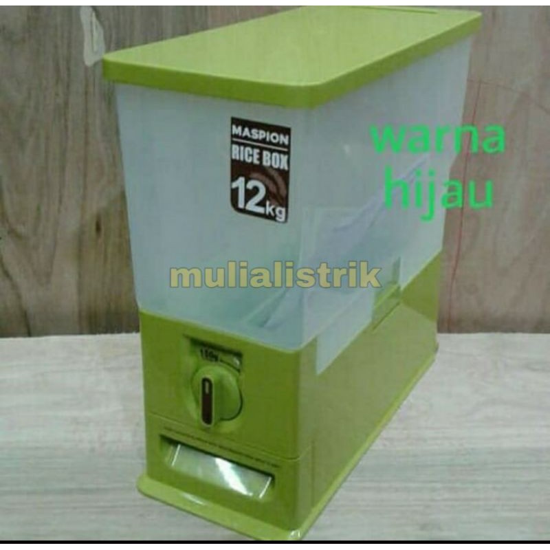 Jual Rice Box MASPION 12KG MRD12 Tempat Beras/wadah Beras | Shopee ...