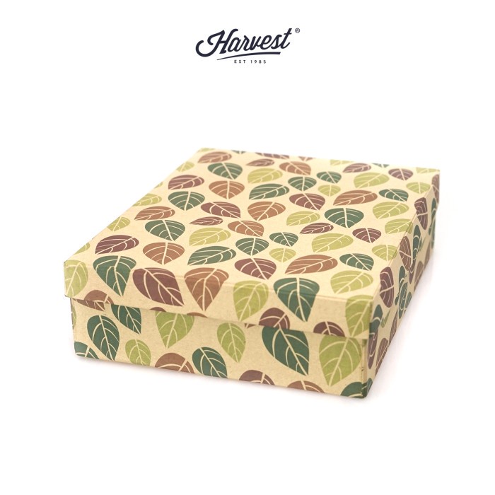 

Kotak Kado / Box Harvest L - Brown Motif
