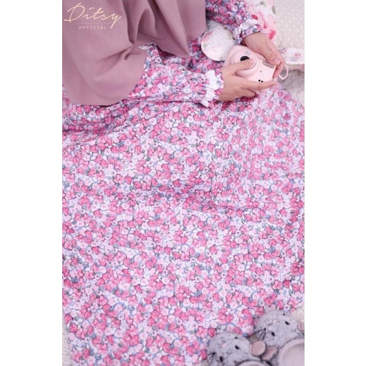 Ditsy Rillyn Blue Nightdress Edisi November size S Paling Murah