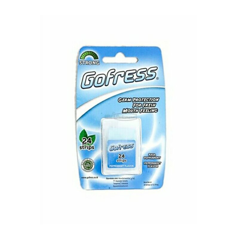 

Go Fress Refreshing Oral Care Strips 24 Peppermint