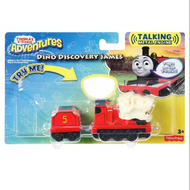 Thomas and friends Adventures Dino Discovery James Talking Metal Engine