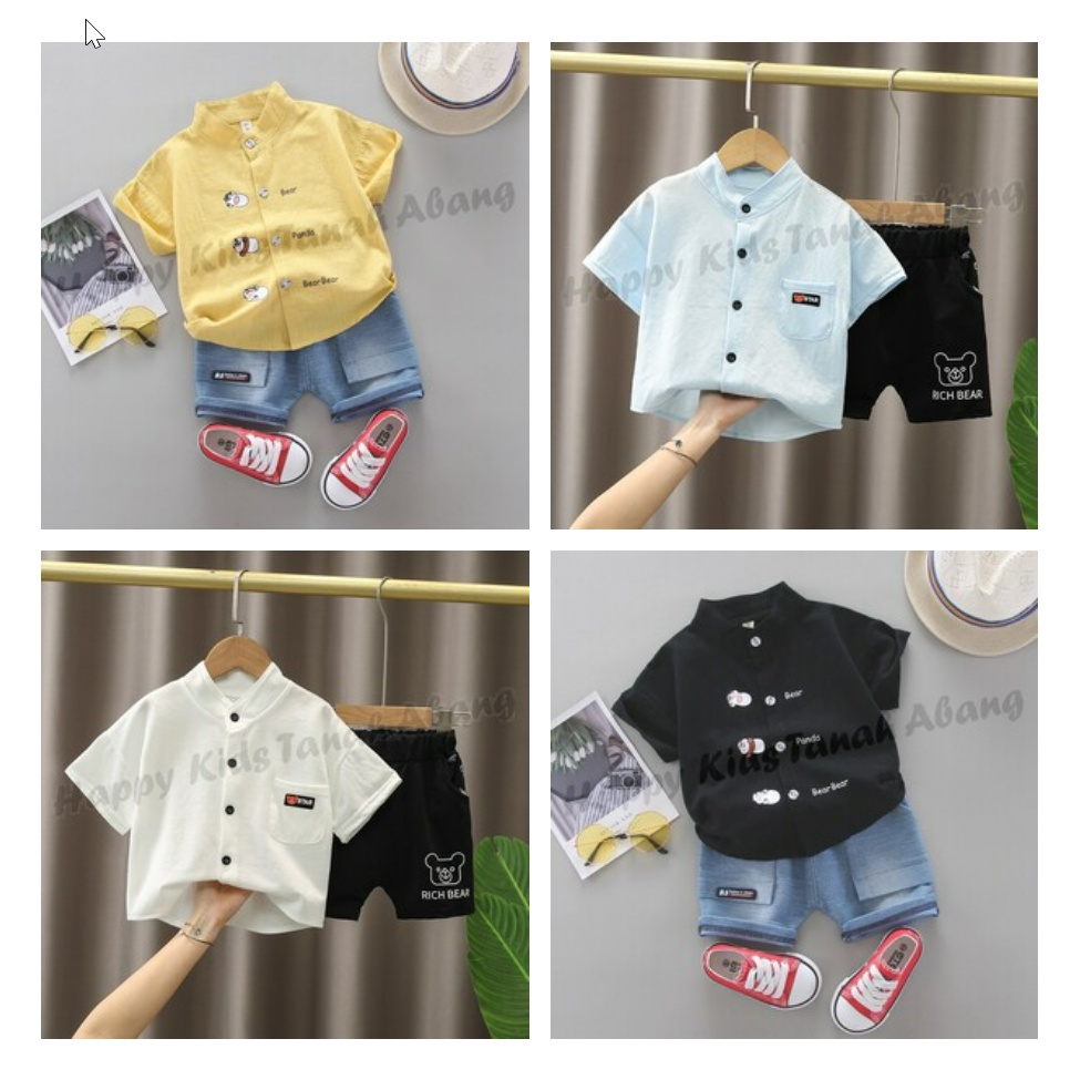 KEMEJA ANAK / SETELAN KEMEJA ANAK / KEMEJA CELANA ANAK / PAKAIAN ANAK IMPORT / BAJU ANAK PREMIUM