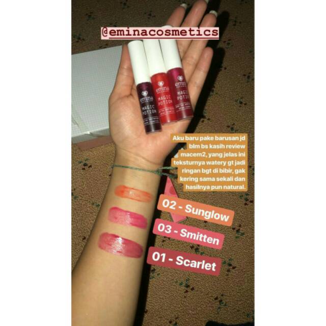 ☃Cutezz_Ching1☃Emina Magic Potion Lip Tint 5.5ml - Lip Tint