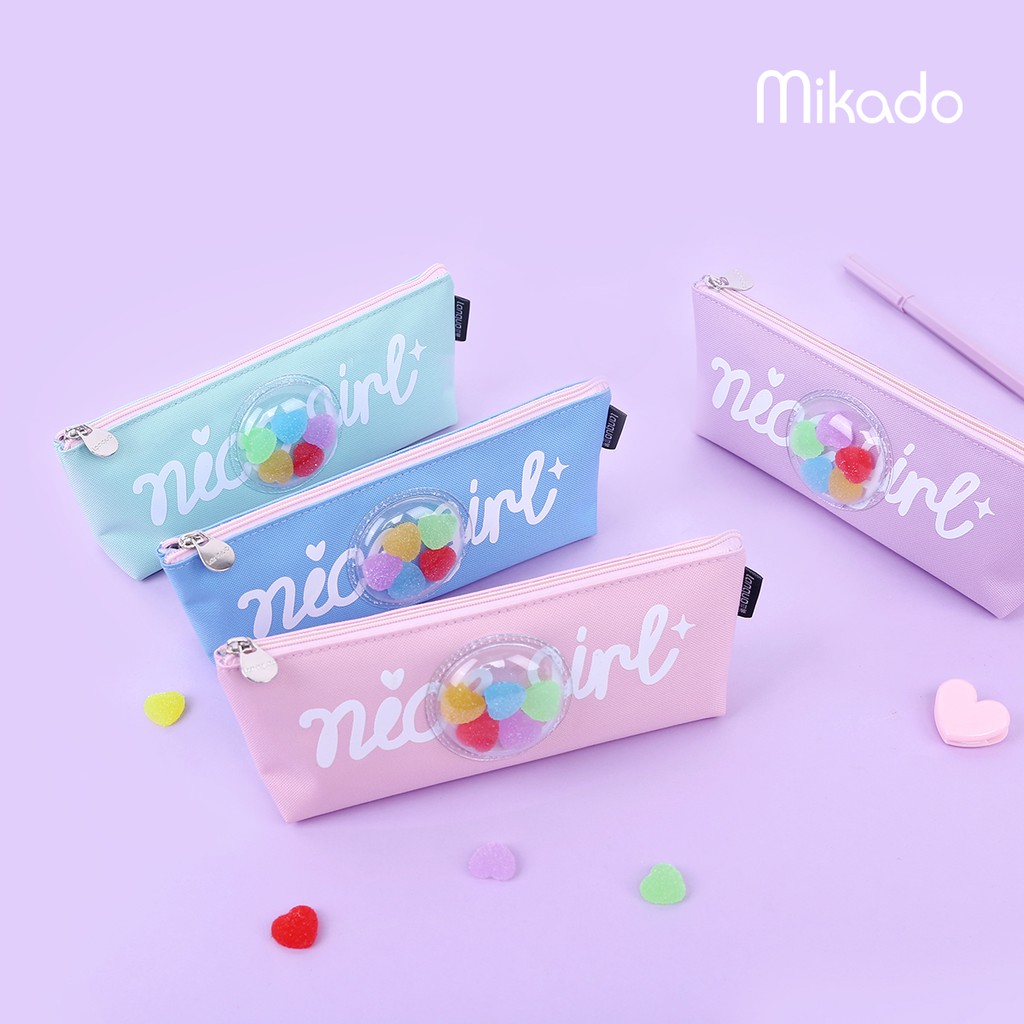 

LANGUO Nice Girl Pencil Case / Tempat Pensil