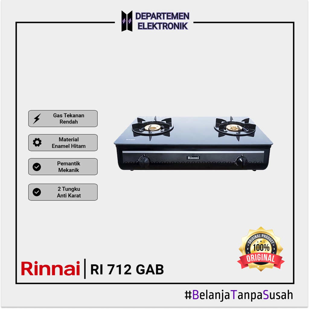 Harga Kompor Gas Rinnai Ri 712 Gab Terbaru November 21 Biggo Indonesia