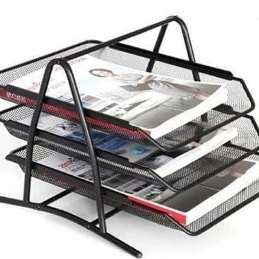 

[[COD]] Rak Kertas Dokumen 3 Susun Elevated Letter Tray TERPERCAYA Kode 342