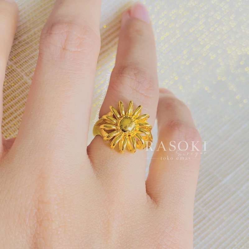 CINCIN BUNGA 5-12 gram EMAS LM EMAS TOBA EMAS LONDON 99,99% | TOKO MAS RASOKI