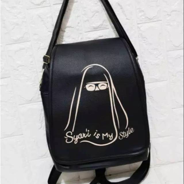 ❤PROMO❤ TAS RANSEL NIQAB SYARI IS MY STYLE TAS DAKWAH MUSLIMAH CADAR KAJIAN ISLAM NIQABIS