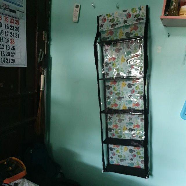 Set 2in1 Rak Gantung Tas Dan Sepatu Hbo Hso Resleting Karakter Serasi Set 3in1 4in1 5in1