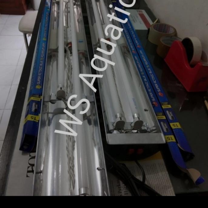 Lampu tanning aquazonic biru 39 watt double