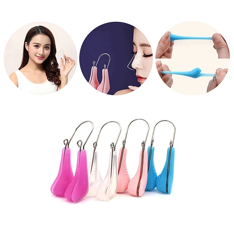 [1Piece Soft Soft Silicone Nose Clip Corrector][Pain-Free Nose Bridge Straightener Corrector] [Make up Tools]