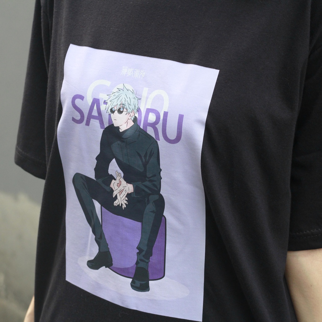 (SALE) Kaos Anime JUJUTSU KAISEN / TSHIRT / KAOS ANIME JUJUTSU KAISEN / KAOS DISTRO ANIME / GOJO SATORU / INUMAKI / ITADORI